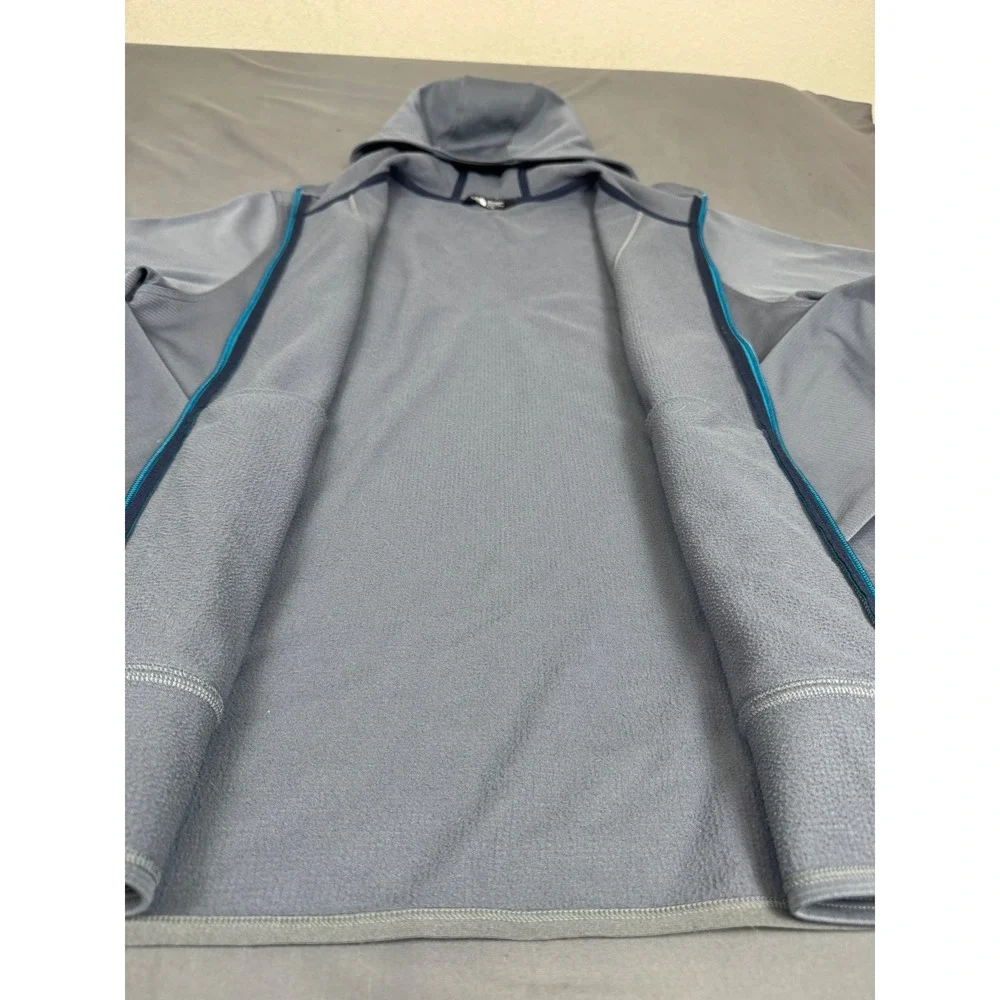 The North Face Mens Proteus Hoodie Gray Full Zip Active Jacket NF0A2SZF XL
